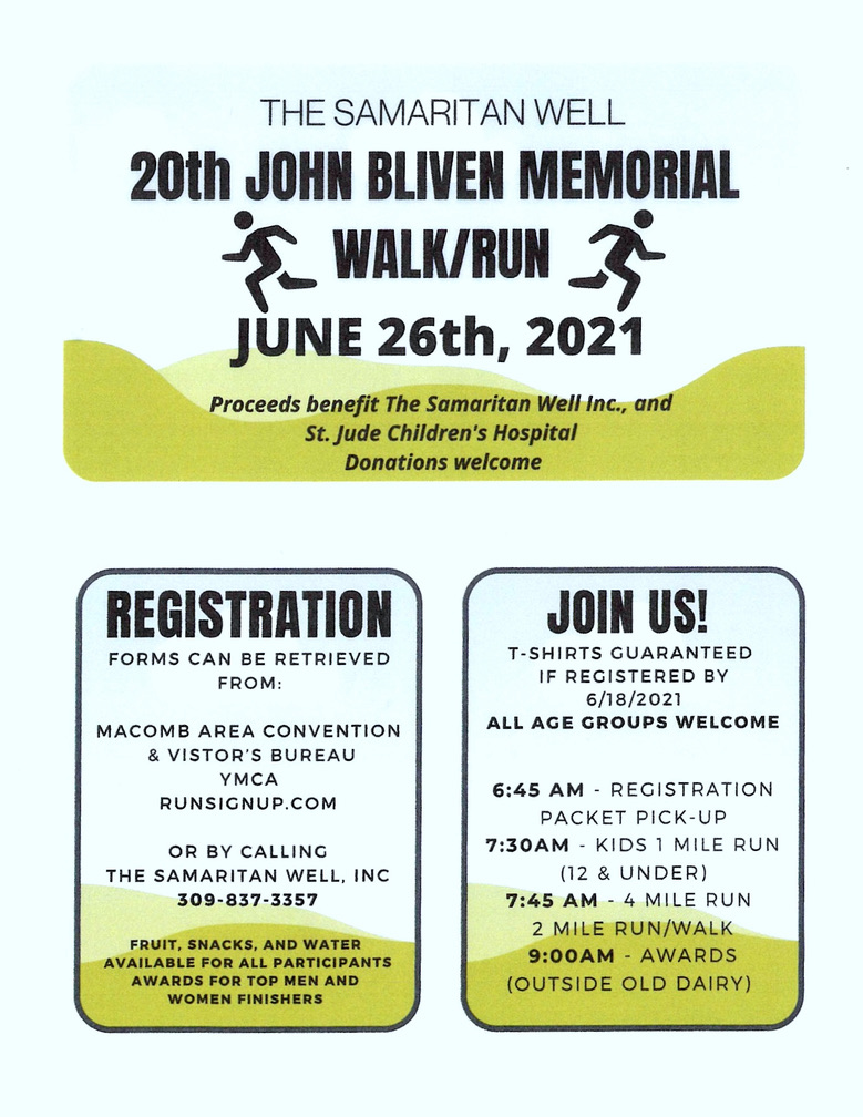 20th Annual John Bliven Memorial Run