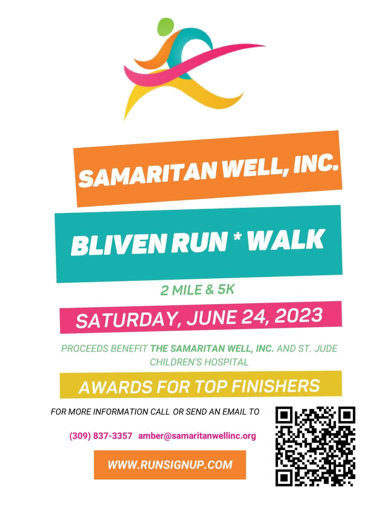 Samaritan well inc Bliven Run Walk Saturday June 24th 2023