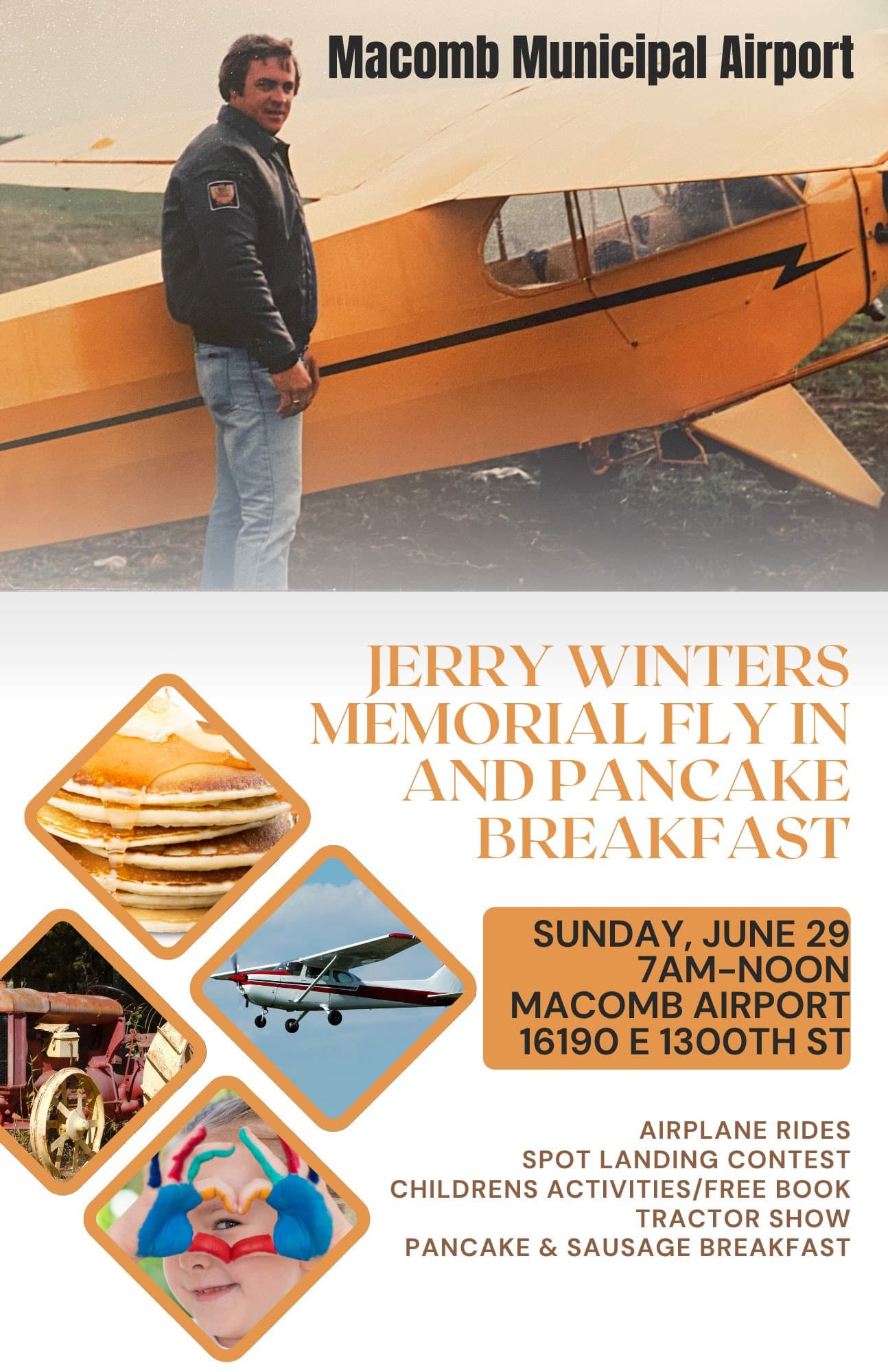 Macomb Airport Pancake Breakfast - June 29, 2025